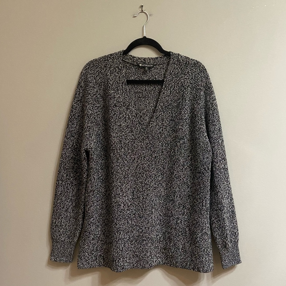 Athleta Switchback Pullover Sweater, Size Medium - image 3